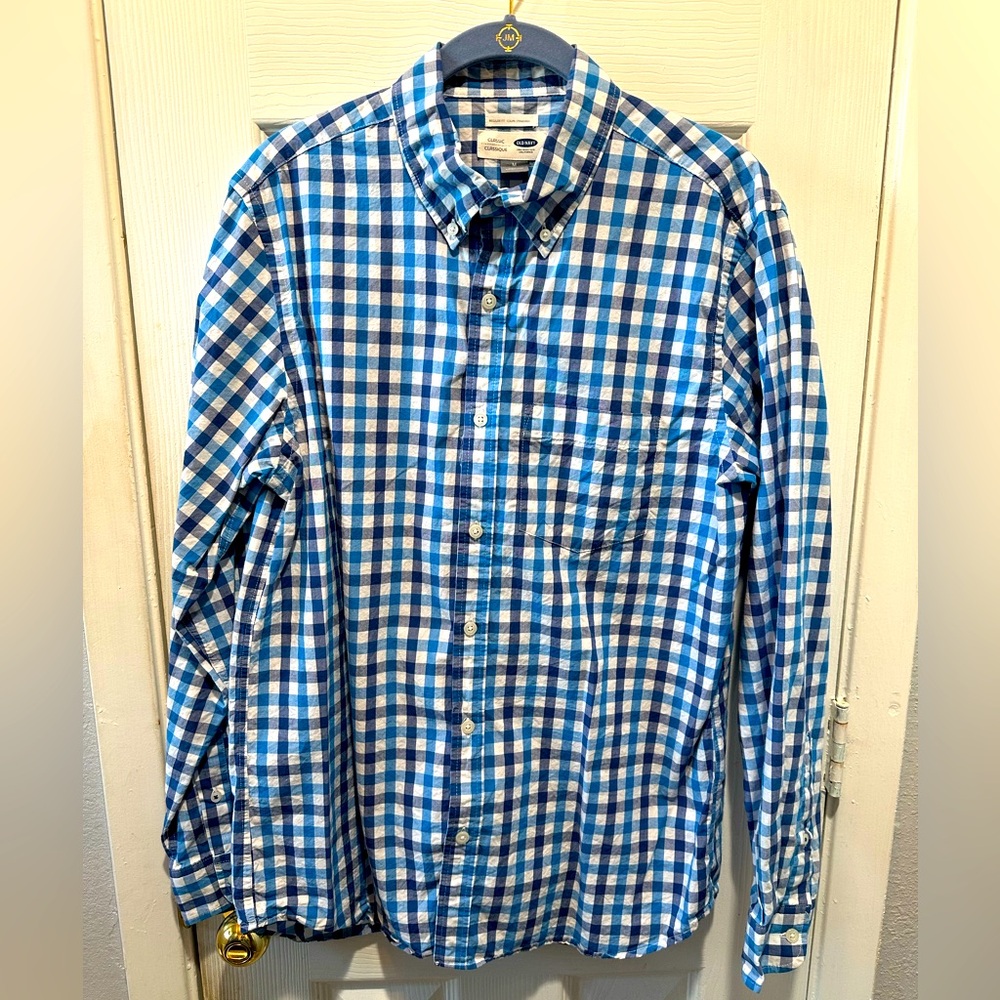 Old Navy Men’s Long Sleeve Button Down Shirt M
